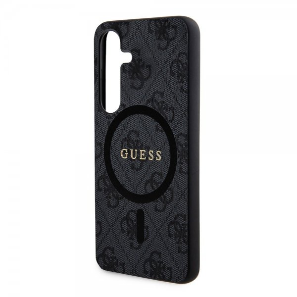 Guess Samsung Galaxy S24 Plus Kuori 4G Pattern MagSafe Musta