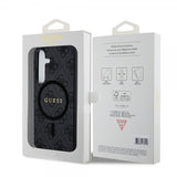 Guess Samsung Galaxy S24 Plus Kuori 4G Pattern MagSafe Musta