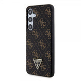 Guess Samsung Galaxy S24 Plus Kuoret 4G Print Grained Musta
