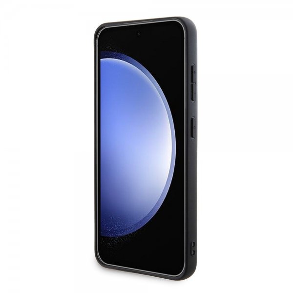 Guess Samsung Galaxy S24 Plus Kuoret 4G Print Grained Musta