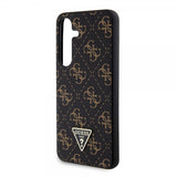 Guess Samsung Galaxy S24 Plus Kuoret 4G Print Grained Musta
