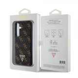 Guess Samsung Galaxy S24 Plus Kuoret 4G Print Grained Musta
