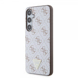 Guess Samsung Galaxy S24 Plus Kuoret 4G Print Grained Valkoinen