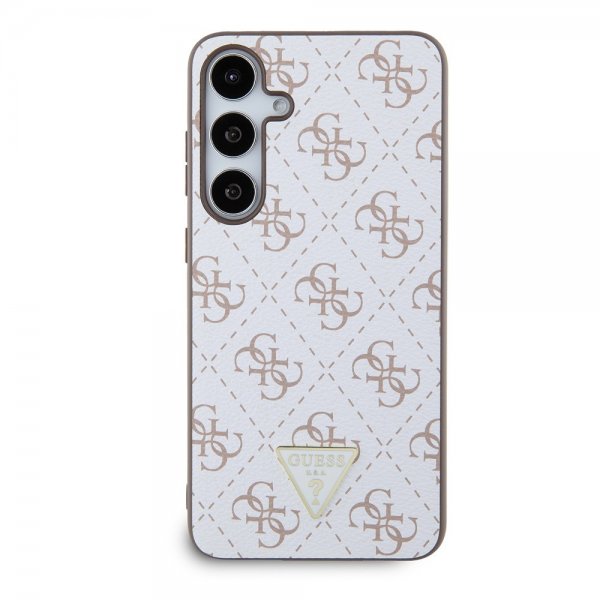 Guess Samsung Galaxy S24 Plus Kuoret 4G Print Grained Valkoinen