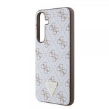 Guess Samsung Galaxy S24 Plus Kuoret 4G Print Grained Valkoinen