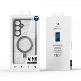 Dux Ducis Samsung Galaxy S24 Plus -kuori, Aimo Series MagSafe Kickstand, musta