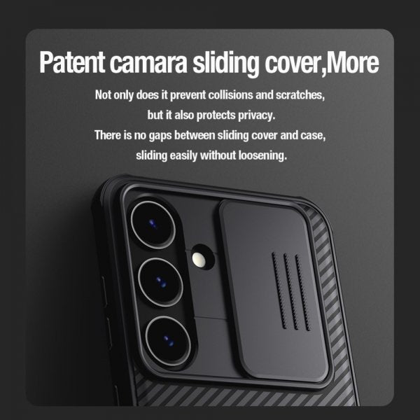Nillkin Samsung Galaxy S24 Plus Kuori CamShield Pro MagSafe Musta