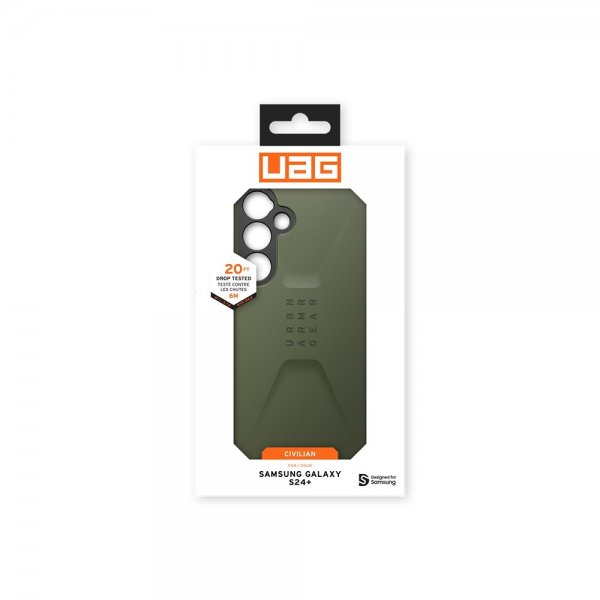 Urban Armor Gear (UAG) Samsung Galaxy S24 Plus -suojakuori Civilian Olive Drab