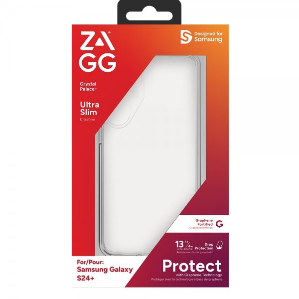 ZAGG Samsung Galaxy S24 Plus Suojakuori Crystal Palace Läpinäkyvä