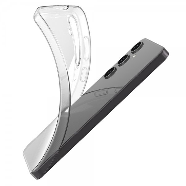 Nordic Covers Samsung Galaxy S24 Plus Kuori Feather Series Läpinäkyvä
