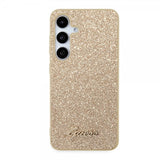 Guess Samsung Galaxy S24 Plus Kuori Fixed Glitter Kulta