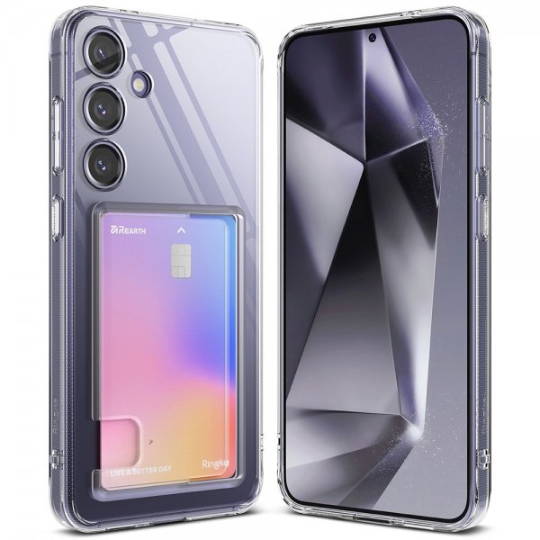 Ringke Samsung Galaxy S24 Plus -suojakuori Fusion Card Clear