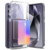 Ringke Samsung Galaxy S24 Plus -suojakuori Fusion Card Clear
