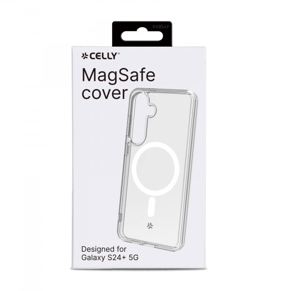 Celly Samsung Galaxy S24 Plus -suojakuori GELSKINMAG MagSafe Transparent