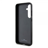 BMW Samsung Galaxy S24 Plus Kuori Aidosta Nahasta Kuvioitu Musta