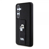 Karl Lagerfeld Samsung Galaxy S24 Plus -kotelo Grip & Stand Saffiano musta