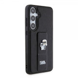 Karl Lagerfeld Samsung Galaxy S24 Plus -kotelo Grip & Stand Saffiano musta