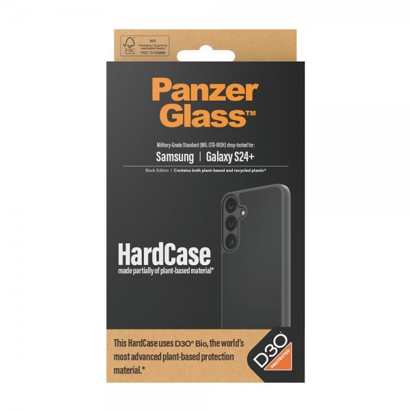 PanzerGlass Samsung Galaxy S24 Plus Kuori HardCase D3O Musta
