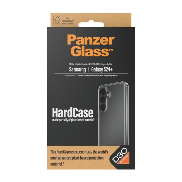 PanzerGlass Samsung Galaxy S24 Plus Kuori HardCase D3O Läpinäkyvä
