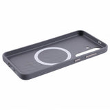X-Level Samsung Galaxy S24 Plus Kuori Nahkakuviointi MagSafe Harmaa