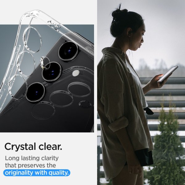Spigen Samsung Galaxy S24 Plus Kuori Liquid Crystal Crystal Clear