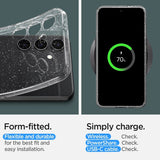 Spigen Samsung Galaxy S24 Plus Kuori Liquid Crystal Glitter Crystal Quartz
