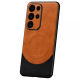 Sulada Samsung Galaxy S24 Plus Kuoret Magnetic Series Oranssi