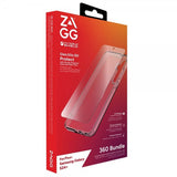 ZAGG InvisibleShield Samsung Galaxy S24 Plus -suojakuori ja Glass Elite 360 -näytönsuoja