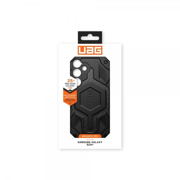 Urban Armor Gear (UAG) Samsung Galaxy S24 Plus -suojakuori Monarch Pro MagSafe Carbon Fiber