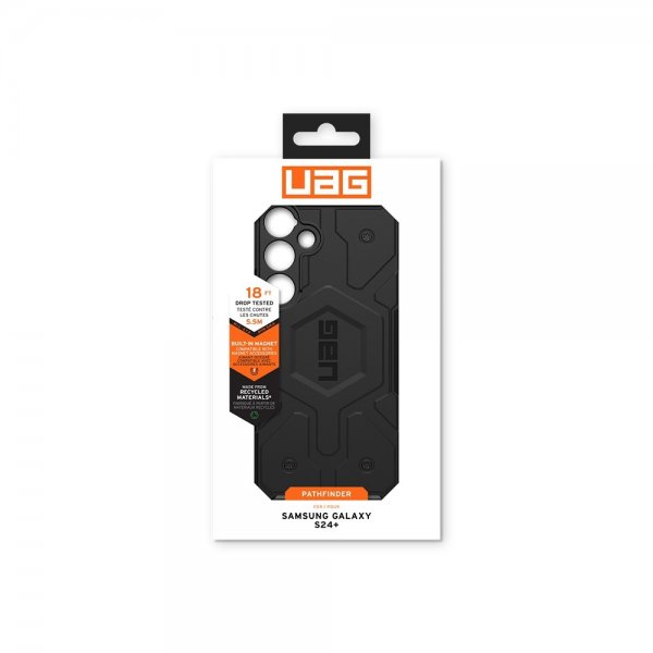 Urban Armor Gear (UAG) Samsung Galaxy S24 Plus -suojakuori Pathfinder MagSafe, musta