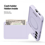 Dux Ducis Samsung Galaxy S24 Plus -kuori Rafi II Series MagSafe violetti
