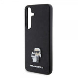 Karl Lagerfeld Samsung Galaxy S24 Plus Suojakuori Saffiano Karl & Choupette Musta