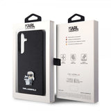Karl Lagerfeld Samsung Galaxy S24 Plus Suojakuori Saffiano Karl & Choupette Musta