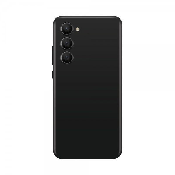 Xqisit Samsung Galaxy S24 Plus -silikonikuori, musta