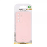 Onsala Samsung Galaxy S24 Plus Silikonisuojakuori Chalk Pink