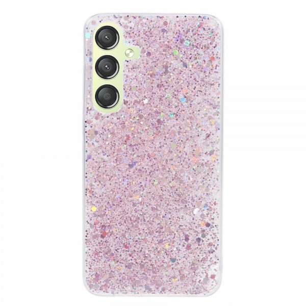 Nordic Covers Samsung Galaxy S24 Plus Kuori Sparkle Series Blossom Pink