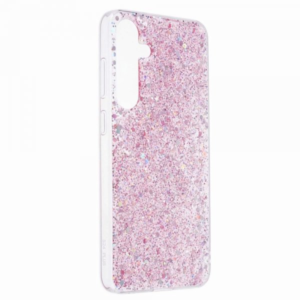 Nordic Covers Samsung Galaxy S24 Plus Kuori Sparkle Series Blossom Pink