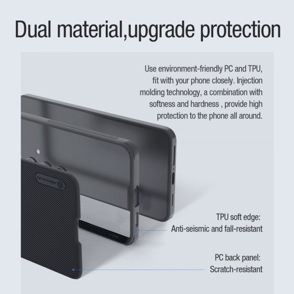 Nillkin Samsung Galaxy S24 Plus Kuori Super Frosted Shield Pro MagSafe Musta