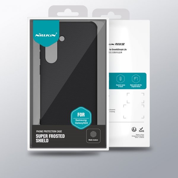 Nillkin Samsung Galaxy S24 Plus Kuori Super Frosted Shield Pro Musta