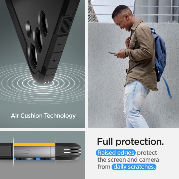 Spigen Samsung Galaxy S24 Plus -suojakotelo Tough Armor, musta