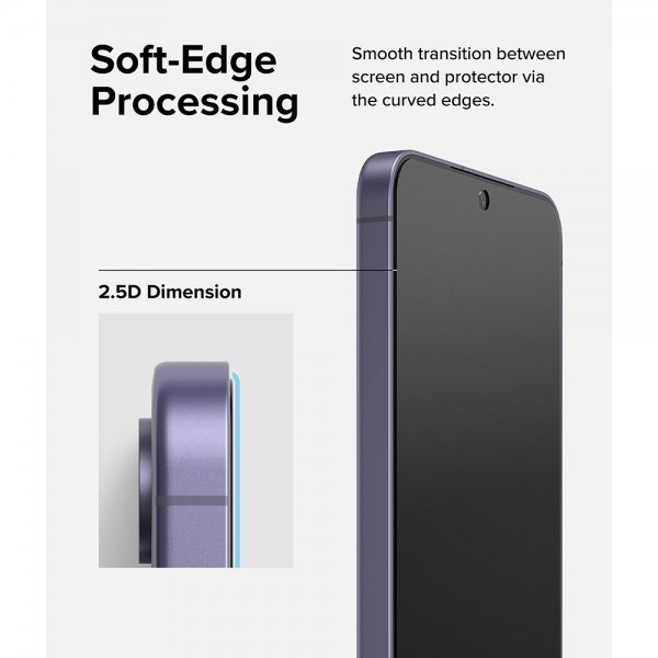 Ringke Samsung Galaxy S24 Plus -näytönsuoja Easy Slide Privacy 2-pack
