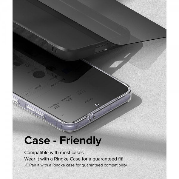 Ringke Samsung Galaxy S24 Plus -näytönsuoja Easy Slide Privacy 2-pack