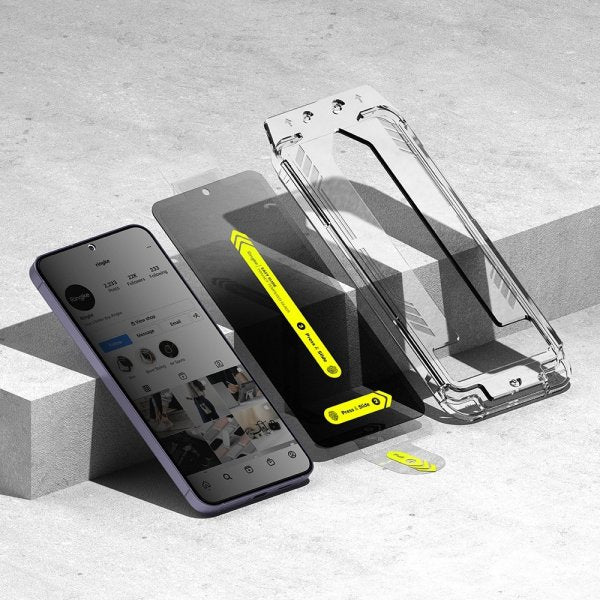 Ringke Samsung Galaxy S24 Plus -näytönsuoja Easy Slide Privacy 2-pack