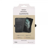 Buffalo Samsung Galaxy S24 -kotelo 2-in-1 Irrotettava lompakko Musta