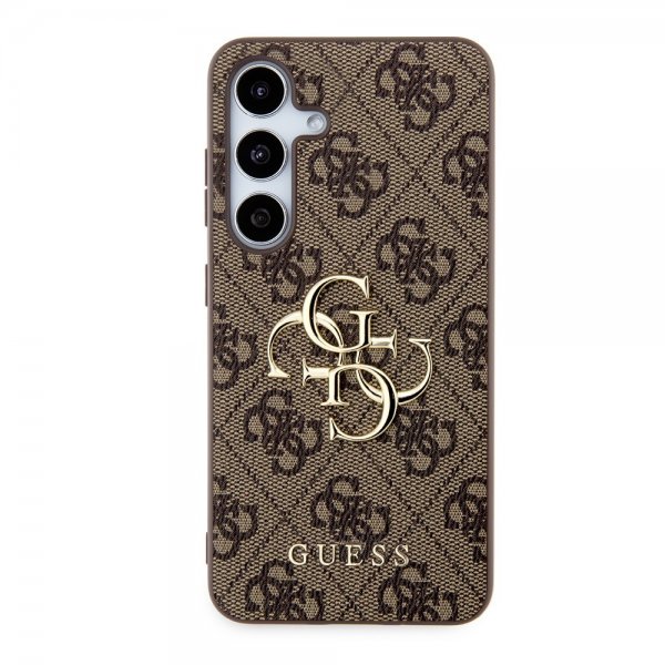 Guess Samsung Galaxy S24 Kuoret 4G Metal Logo Ruskea