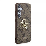 Guess Samsung Galaxy S24 Kuoret 4G Metal Logo Ruskea