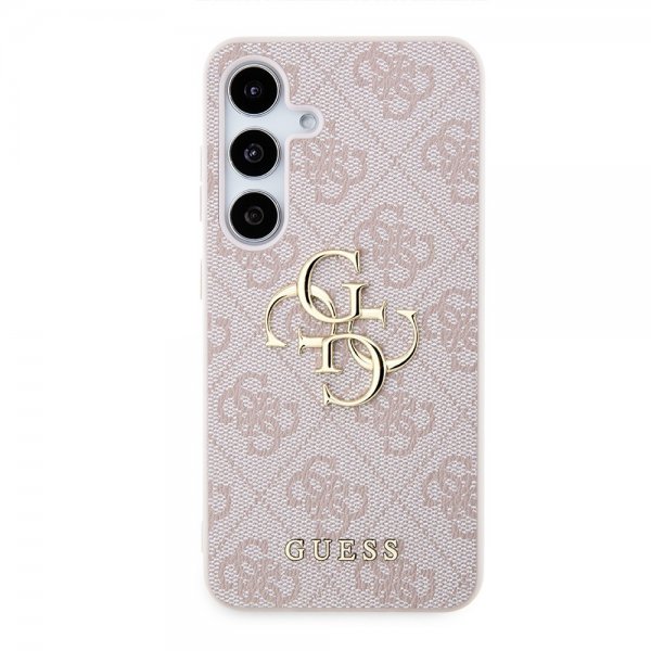 Guess Samsung Galaxy S24 Kuoret 4G Metal Logo Pink