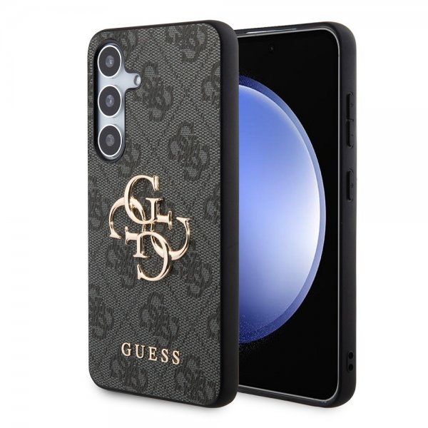 Guess Samsung Galaxy S24 Kuori 4G Metallilogo Musta
