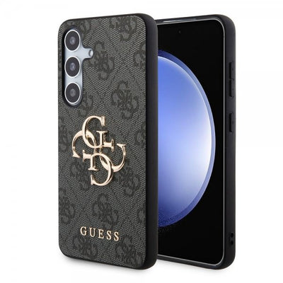 Guess Samsung Galaxy S24 Kuori 4G Metallilogo Musta