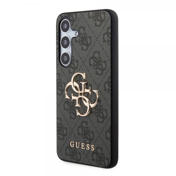 Guess Samsung Galaxy S24 Kuori 4G Metallilogo Musta